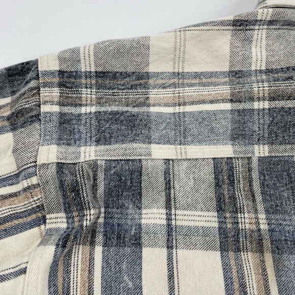 Vintage Gate Heavy Duty Outdoor Ranch Chore Flannel Shirt Mens Large USA Plaid - Picture 15 of 15